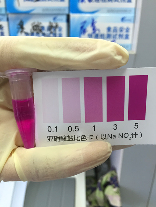 燕窝中亚硝酸盐的检测